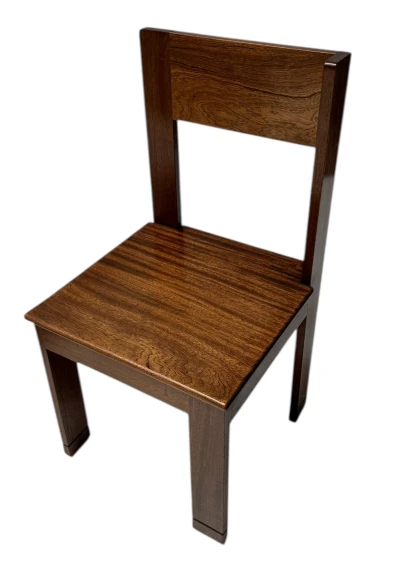 Art Deco Side Chair by J.A. Muntendam, Walnut, Dutch Design, 1920s 2